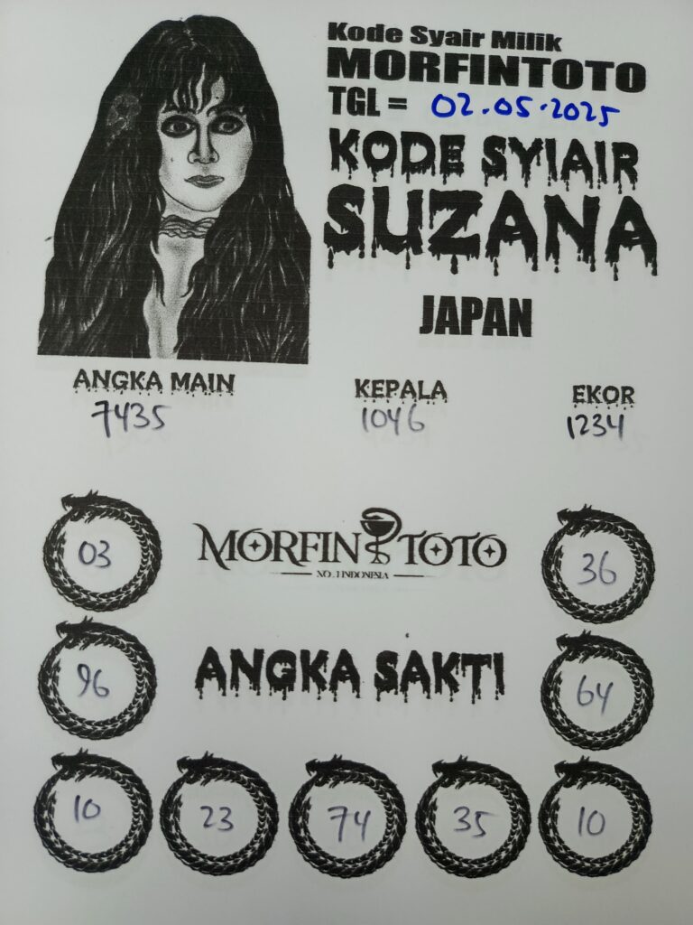 SYAIR TOGEL SUZANA JAPAN 02 MEI 2025