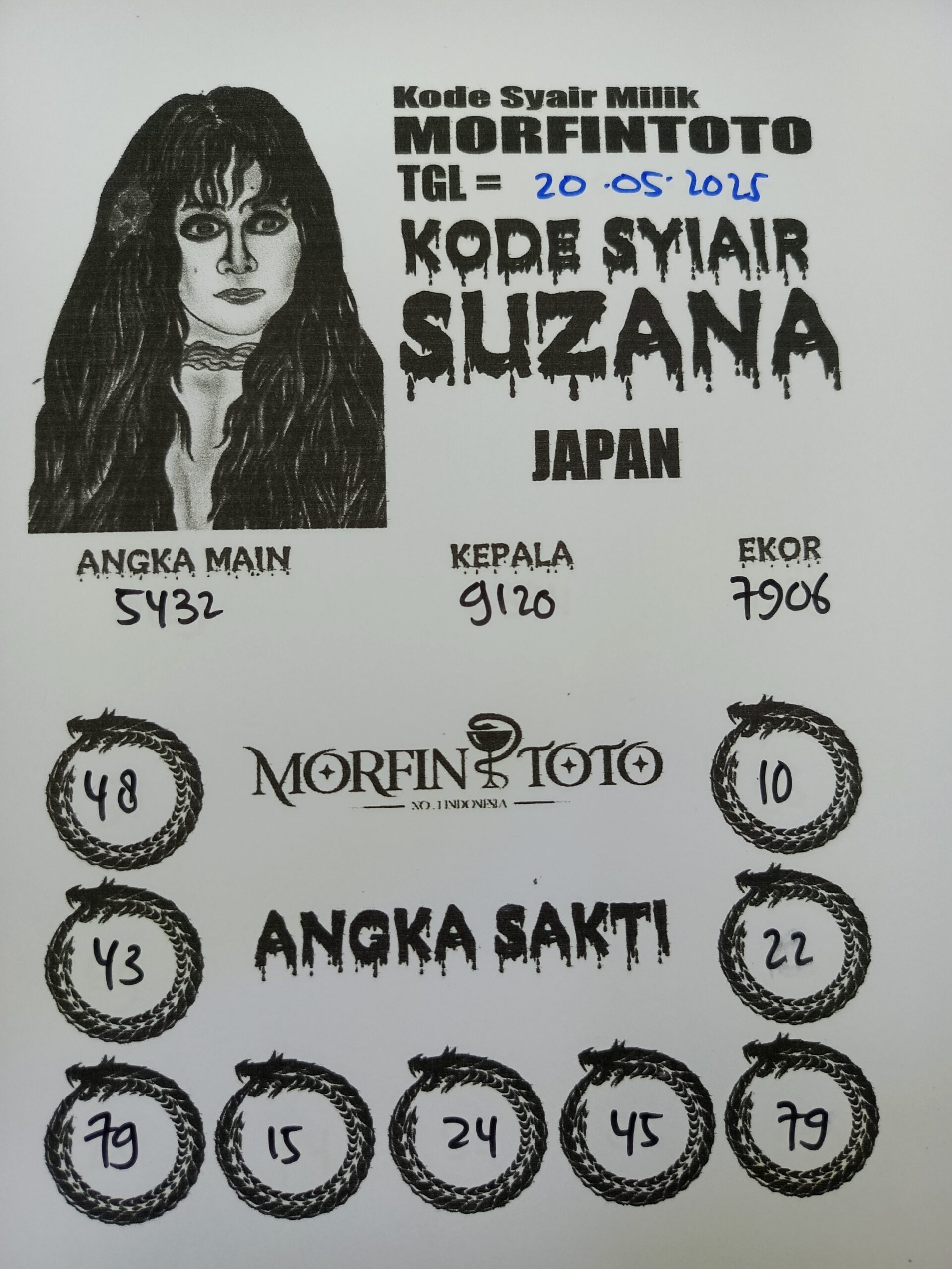 SYAIR TOGEL SUZANA JAPAN 20 MEI 2025