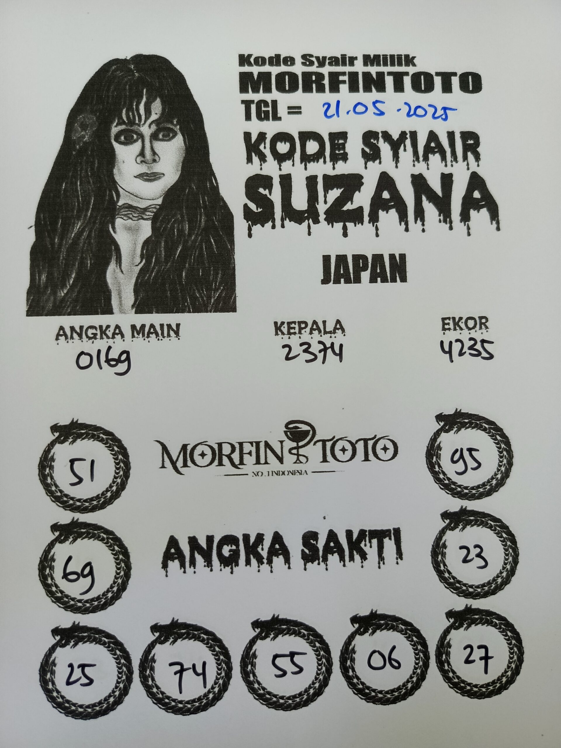 SYAIR TOGEL SUZANA JAPAN 21 MEI 2025