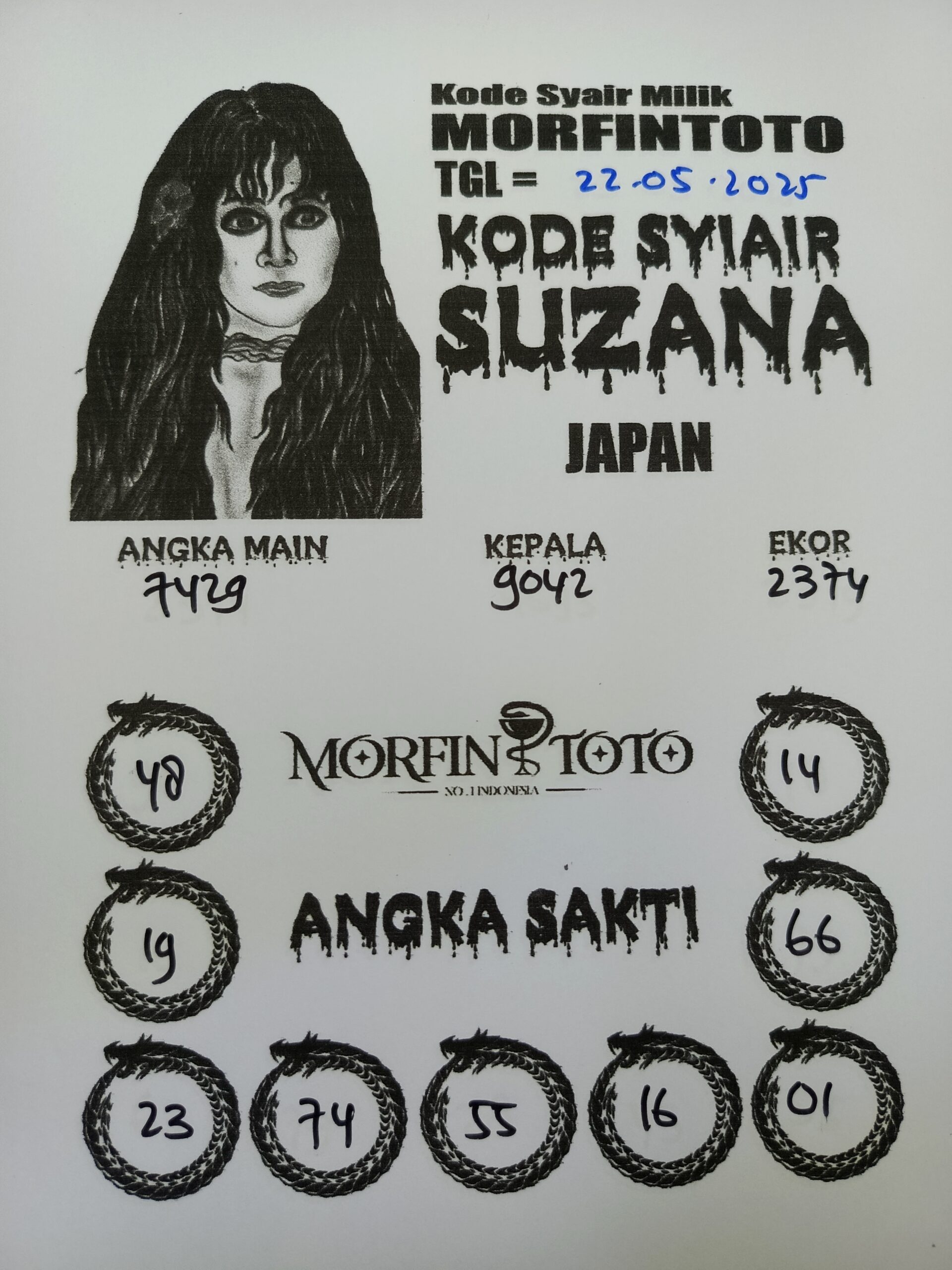 SYAIR TOGEL SUZANA JAPAN 22 MEI 2025