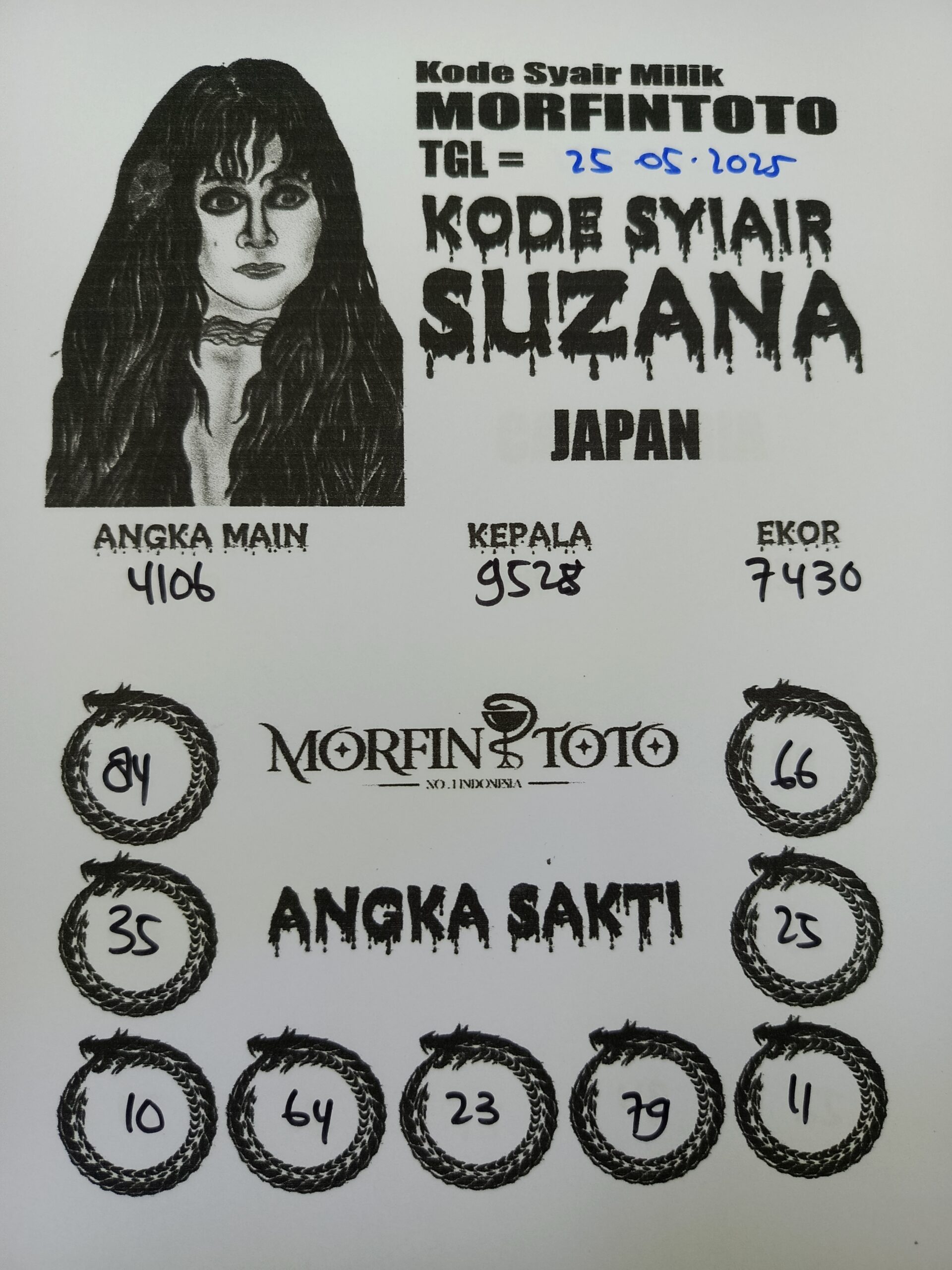 SYAIR TOGEL SUZANA JAPAN 25 MEI 2025