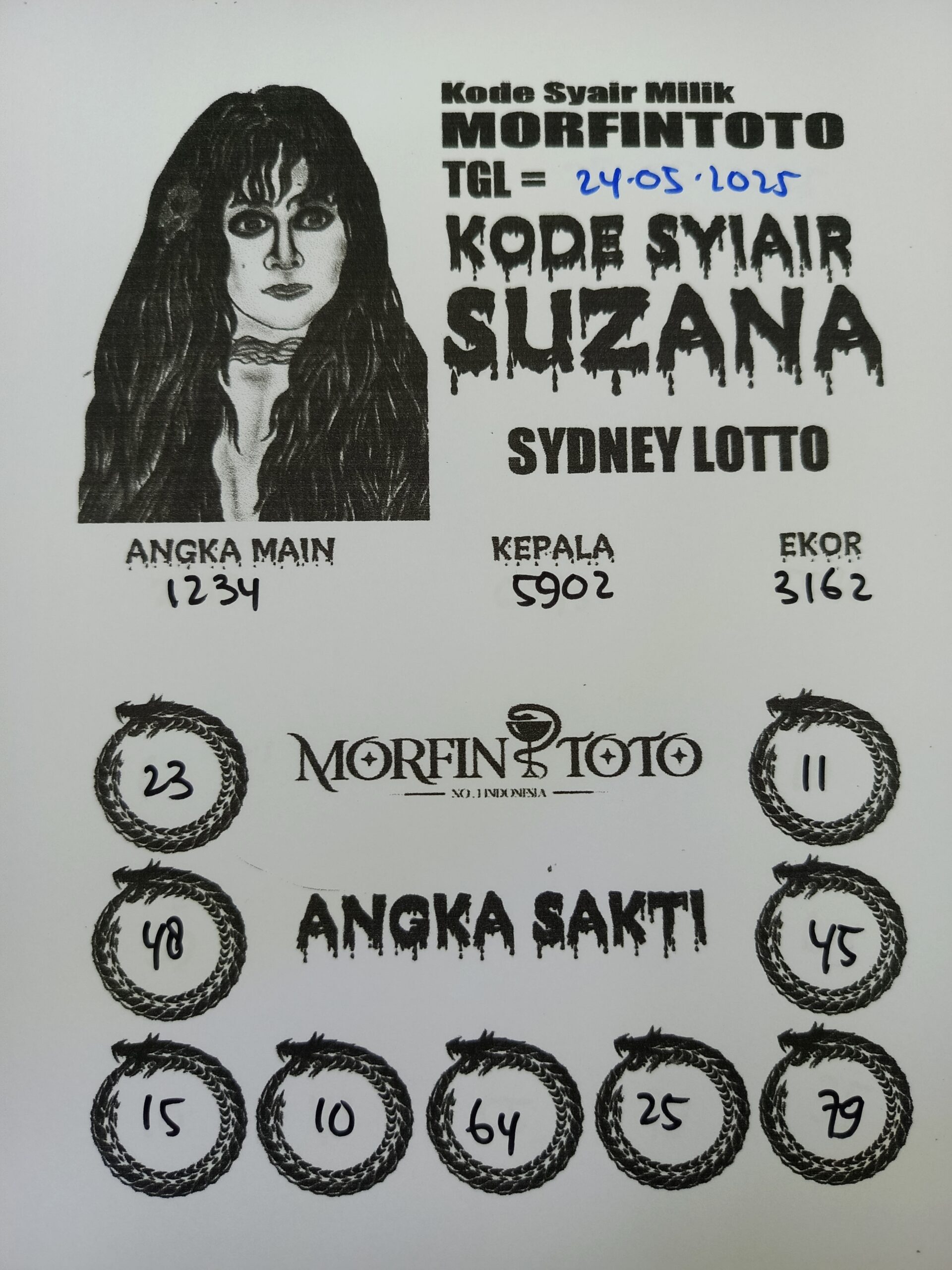 SYAIR TOGEL SUZANA SYDNEY LOTTO 24 MEI 2025