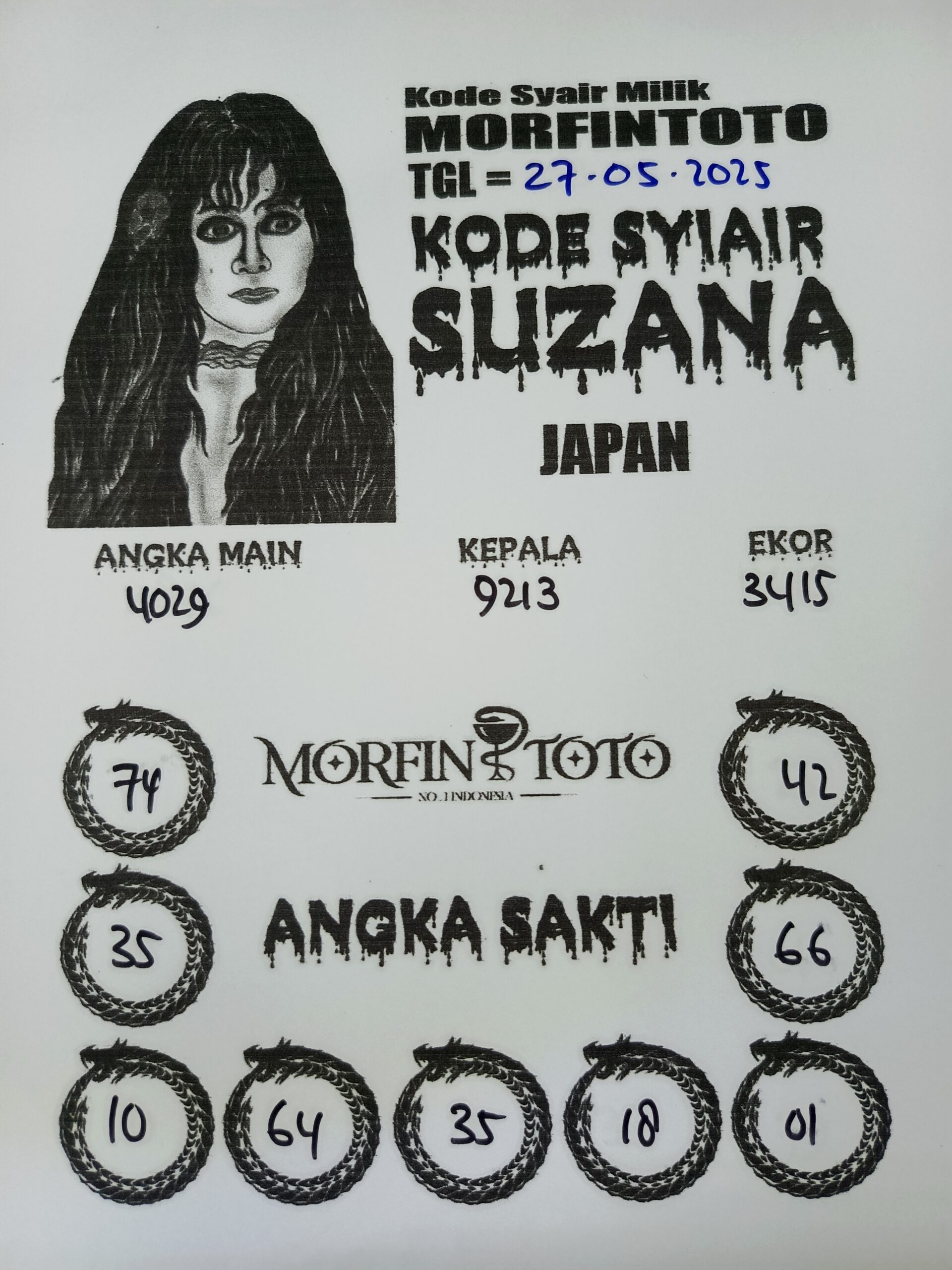 SYAIR TOGEL SUZANA JAPAN 27 MEI 2025
