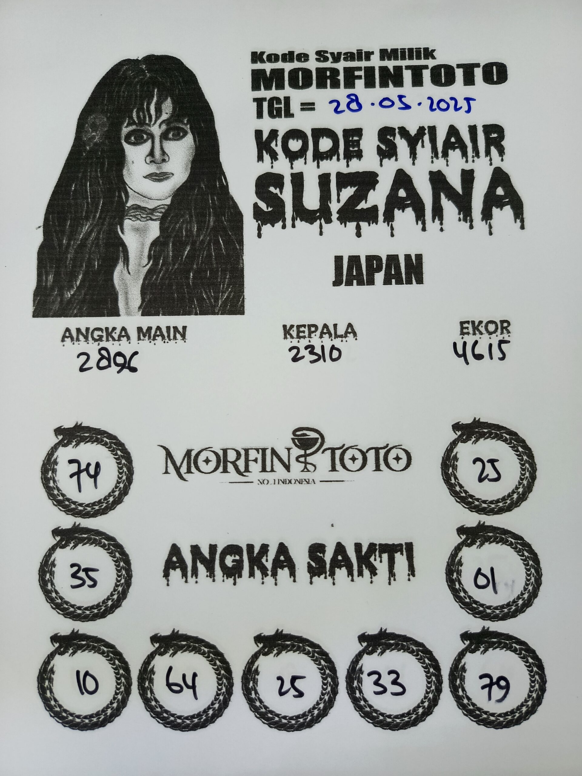 SYAIR TOGEL SUZANA JAPAN 28 MEI 2025
