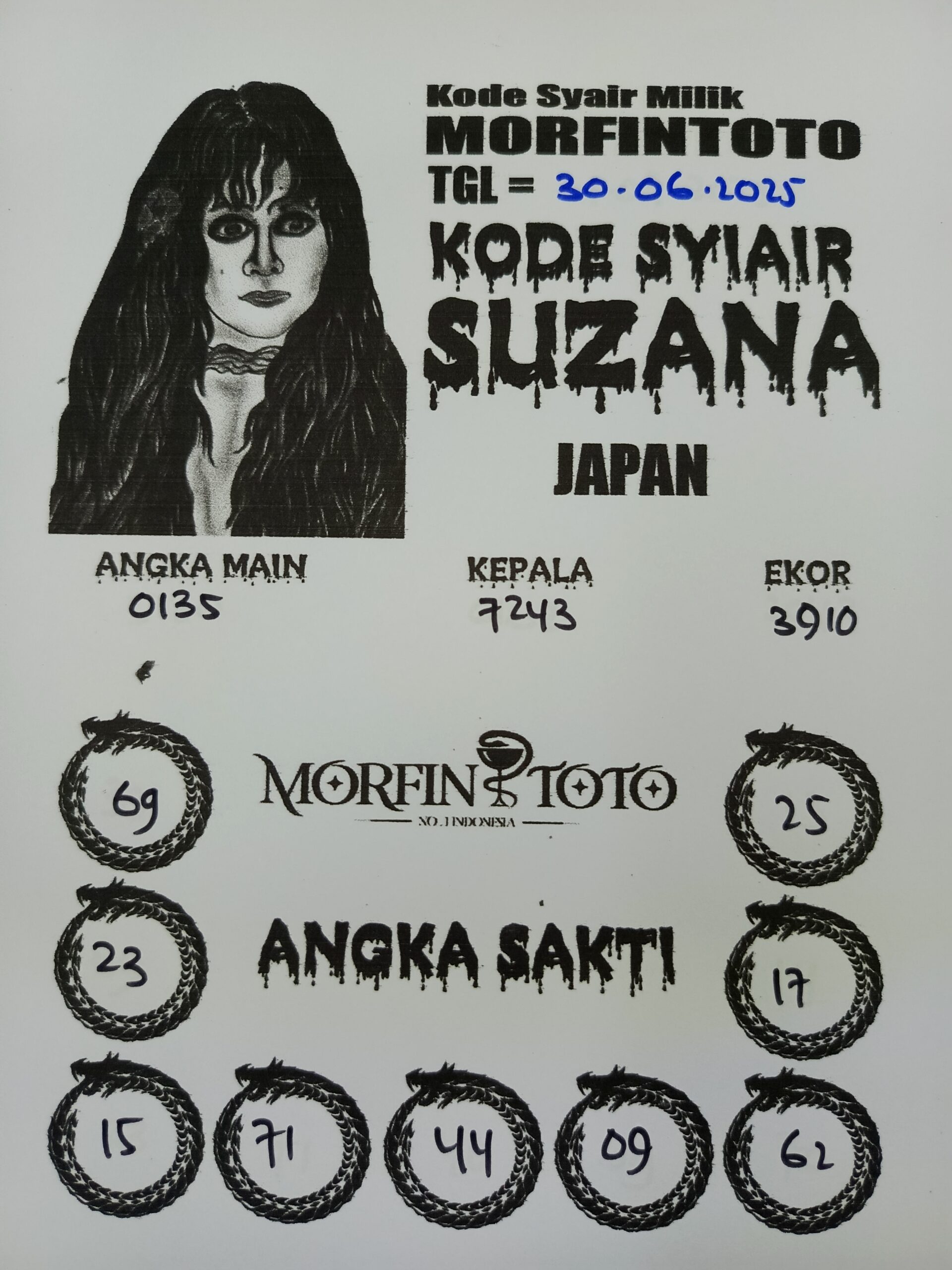 SYAIR TOGEL SUZANA JAPAN 30 JUNI 2025
